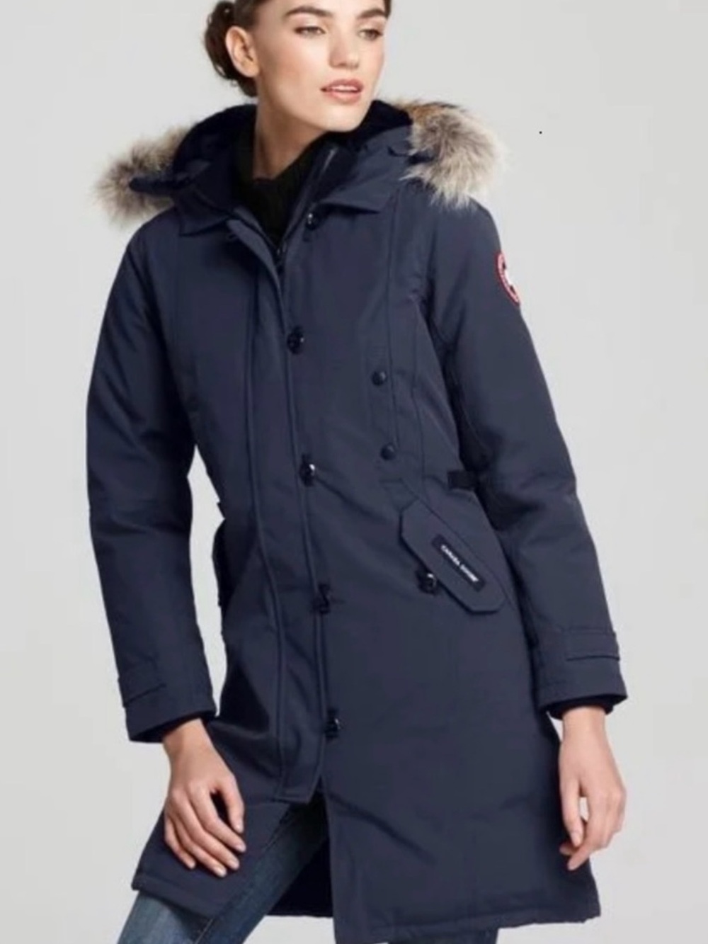 Canada Goose Women's Navy Parka